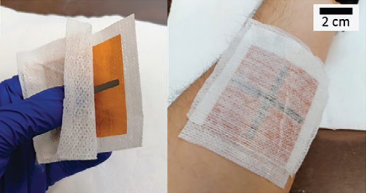 The sensors have thermoelectric properties and detect thermal variations...
